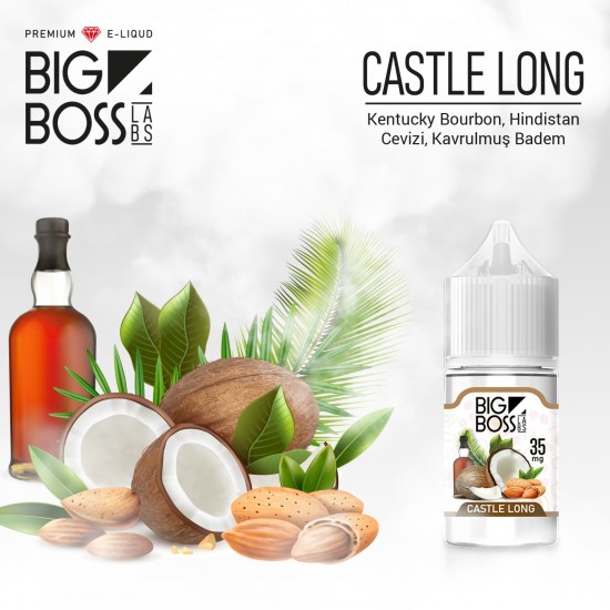 Big Boss Castle Long 30 ML Likit  en uygun fiyatlar ile ebuhar.netde! Big Boss Castle Long 30 ML Likit özellikleri, fiyatı, incelemesi, yorumları ve taksit seçenekleri için hemen tıklayın!