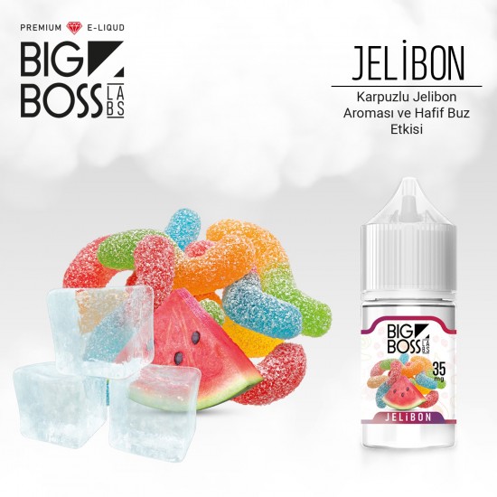 Big Boss Jelibon 30 ML Salt Likit  en uygun fiyatlar ile ebuhar.netde! Big Boss Jelibon 30 ML Salt Likit özellikleri, fiyatı, incelemesi, yorumları ve taksit seçenekleri için hemen tıklayın!