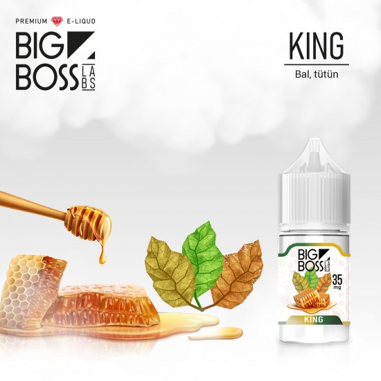 Big Boss King 30 ML Salt Likit  en uygun fiyatlar ile ebuhar.netde! Big Boss King 30 ML Salt Likit özellikleri, fiyatı, incelemesi, yorumları ve taksit seçenekleri için hemen tıklayın!