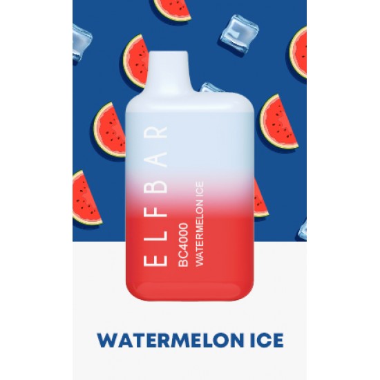 Elfbar 4000 Watermelon ice  en uygun fiyatlar ile ebuhar.netde! Elfbar 4000 Watermelon ice özellikleri, fiyatı, incelemesi, yorumları ve taksit seçenekleri için hemen tıklayın!