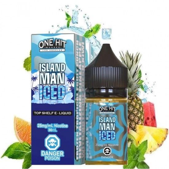 One Hit Wonder Island Man İced 30ml Premium Salt Likit  en uygun fiyatlar ile ebuhar.netde! One Hit Wonder Island Man İced 30ml Premium Salt Likit özellikleri, fiyatı, incelemesi, yorumları ve taksit seçenekleri için hemen tıklayın!