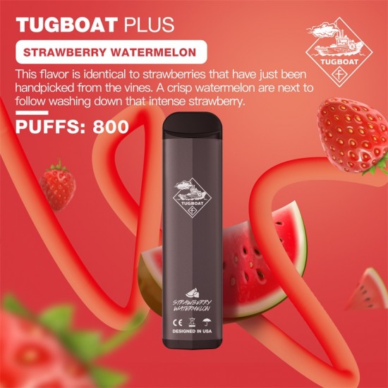 Tugboat Plus 800 Strawberry Watermelon  en uygun fiyatlar ile ebuhar.netde! Tugboat Plus 800 Strawberry Watermelon özellikleri, fiyatı, incelemesi, yorumları ve taksit seçenekleri için hemen tıklayın!