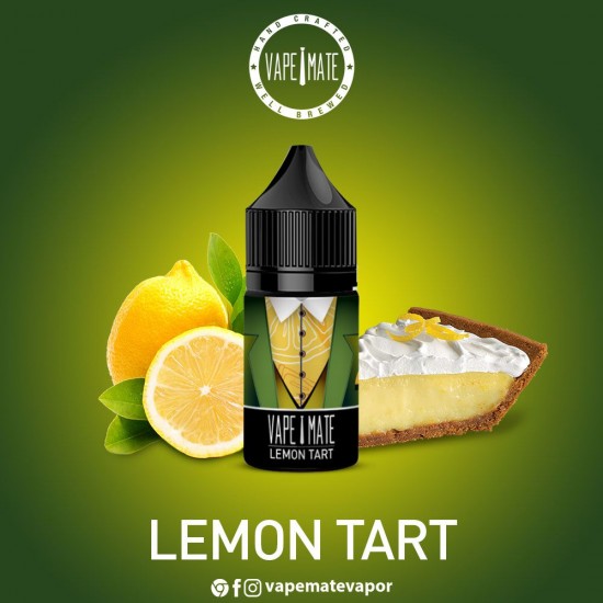 Vape Mate Lemon Tart 30 ML Likit  en uygun fiyatlar ile ebuhar.netde! Vape Mate Lemon Tart 30 ML Likit özellikleri, fiyatı, incelemesi, yorumları ve taksit seçenekleri için hemen tıklayın!