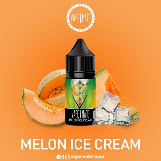 Vape Mate Melon Ice Cream 30 ML Salt Likit  en uygun fiyatlar ile ebuhar.netde! Vape Mate Melon Ice Cream 30 ML Salt Likit özellikleri, fiyatı, incelemesi, yorumları ve taksit seçenekleri için hemen tıklayın!