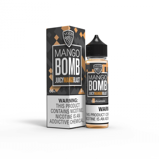 VGOD Salt Likit Mango Bomb 30ml  en uygun fiyatlar ile ebuhar.netde! VGOD Salt Likit Mango Bomb 30ml özellikleri, fiyatı, incelemesi, yorumları ve taksit seçenekleri için hemen tıklayın!